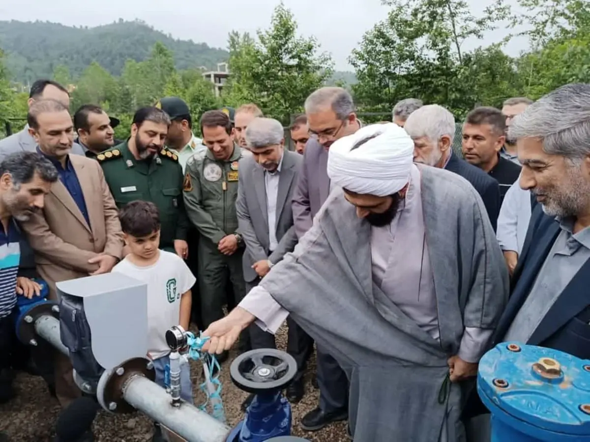 برخورداری ۵۵۰ خانوار در آبرود و کنده سر از نعمت آب شرب با کمک ارتش