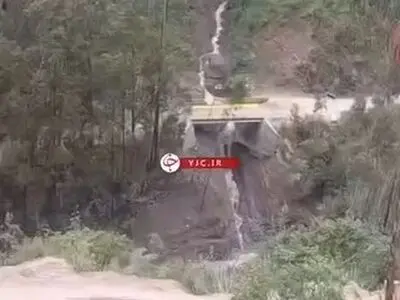 لحظه آغاز سیل و رانش زمین در رودسر + فیلم