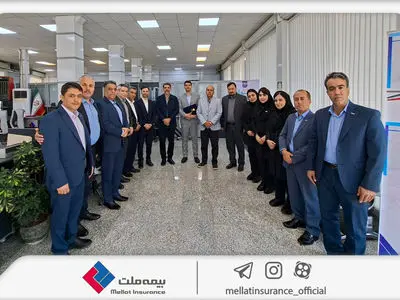 بازدید فرهادی پور و مدیران ارشد از شعب بیمه ملت؛ این بار کرمانشاه میزبان شد
