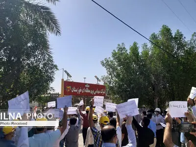 تجمع کلاه‌زردهای خوزستان/ نسبت به عدم تبدیل وضعیت معترضیم