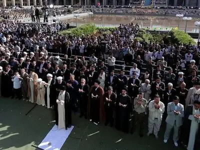 اقامه نماز عید سعید فطر به امامت رهبر انقلاب
