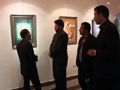نمایشگاه خوشنویسی آفتاب نیمه شب در پیشوا افتتاح شد