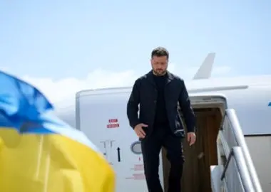 زلنسکی وارد واشنگتن شد