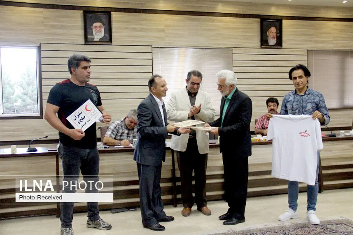 امضاء تفاهم نامه هلال احمر و هیات دوچرخه سواری استان قزوین