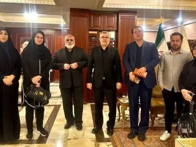 دیدار رئیس و هیات رئیسه خانه مطبوعات استان با استاندار البرز