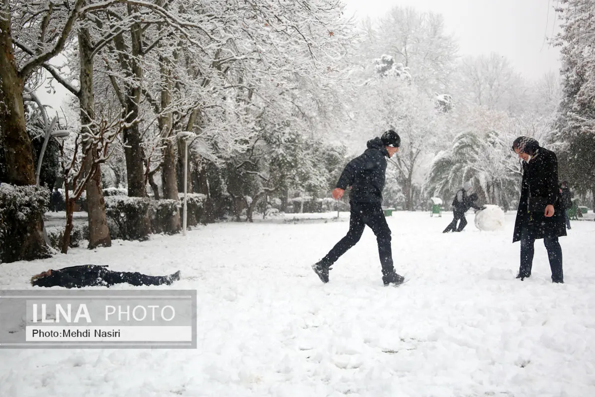 بارش برف و باران در بیشتر مناطق کشور