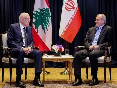 دیدار نجیب میقاتی و پزشکیان