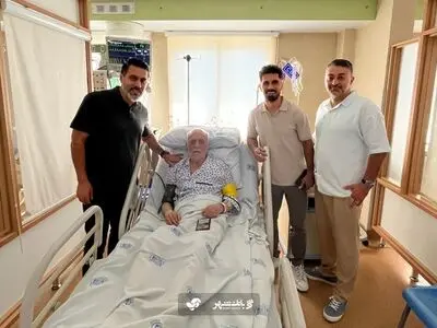 پیروانی و عالیشاه بر بالین اسطوره پرسپولیس در بیمارستان