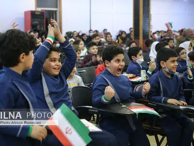 مراسم جشن دهه فجر مدارس قرآن خانه کارگر 