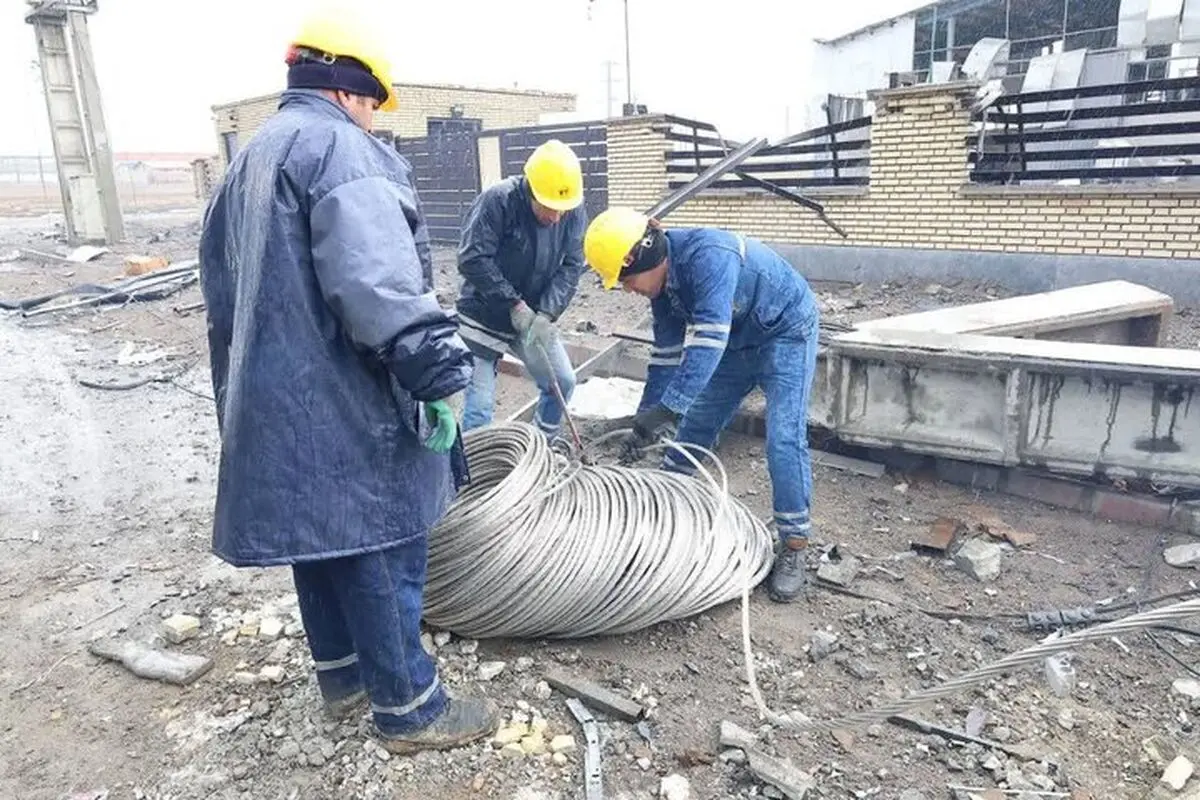 بازسازی شبکه ۲۰ کیلو ولت فشار متوسط آخولای تبریز