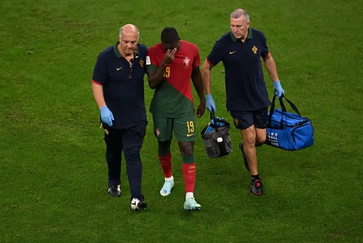 مدافع پرتغال ادامه جام جهانی را از دست داد