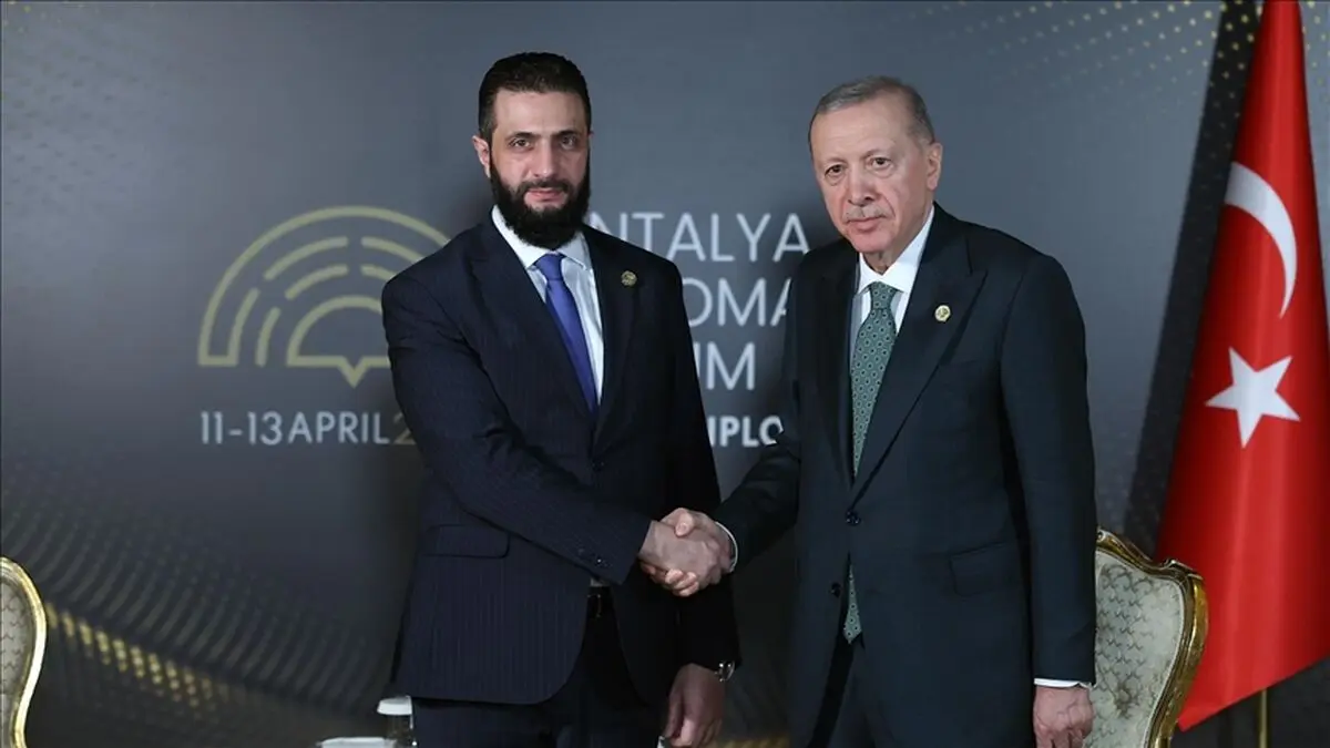 دیدار اردوغان و الجولانی در آنتالیا