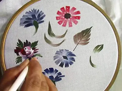 آموزش نقاشی روی مانتو