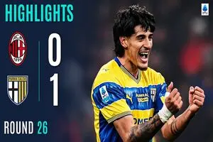 ویدئو: خلاصه بازی میلان 0-1 پارما