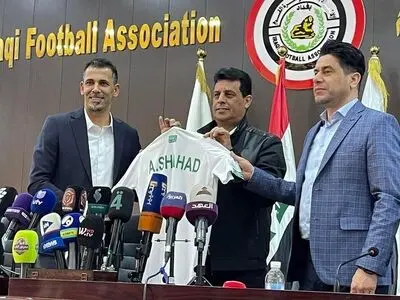  مراسم معارفه سرمربی جدید عراق برگزار شد 