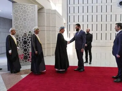 فرستاده سلطان عمان وارد دمشق شد