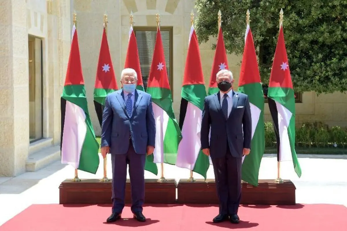 نشست محمود عباس با پادشاه اردن 

