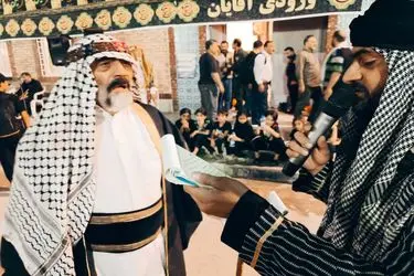 مجلس تعزیه«علی اکبر» و «زیارت جابر» در شلمچه و چذابه اجرا شد 