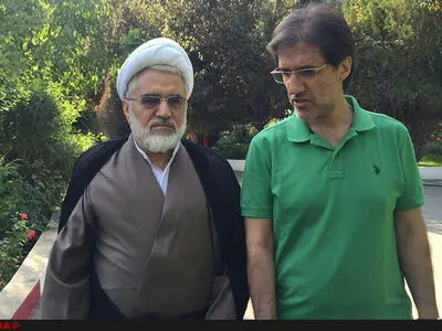عبدالله نوری به عیادت حجت‌الاسلام کروبی رفت