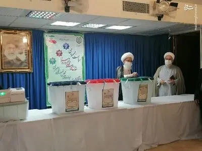   آیت الله نوری همدانی رأی خود را به صندوق انداخت