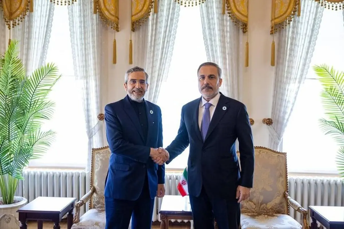 باقري یلتقی وزیر الخارجیة التركي