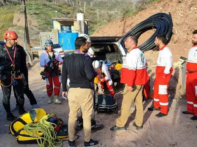 مرگ یک دره نورد بر اثر سقوط از ارتفاعات الموت