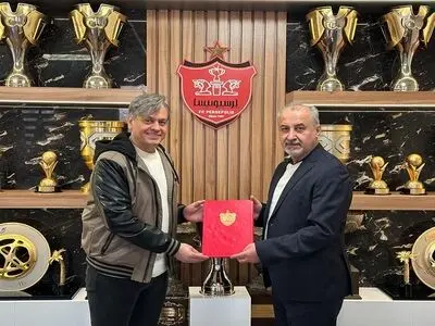 معارفه رسمی رضا شاهرودی در باشگاه پرسپولیس