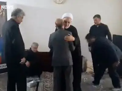 حضور رئیس قوه‌قضائیه در منزل شهید سیدمهدی موسوی