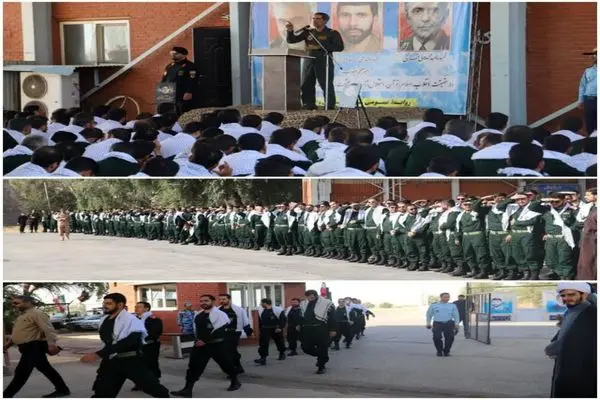 بازدید دانشجویان دانشگاه امام حسین (ع) سپاه از پایگاه شکاری وحدتی