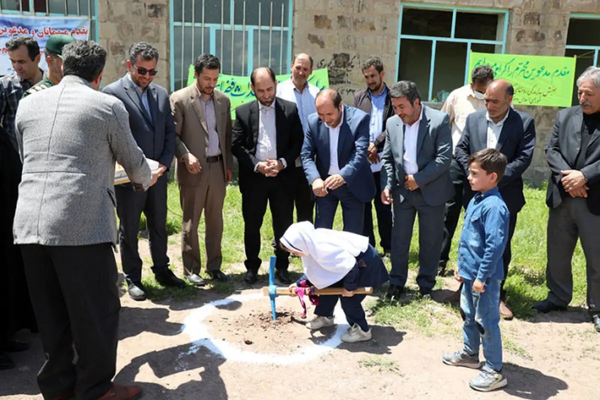 آغاز احداث مدرسه ۳ کلاسه روستای کریق در شهرستان نیر