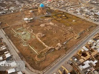 عملیات پایش گنبد سلطانیه آغاز شد