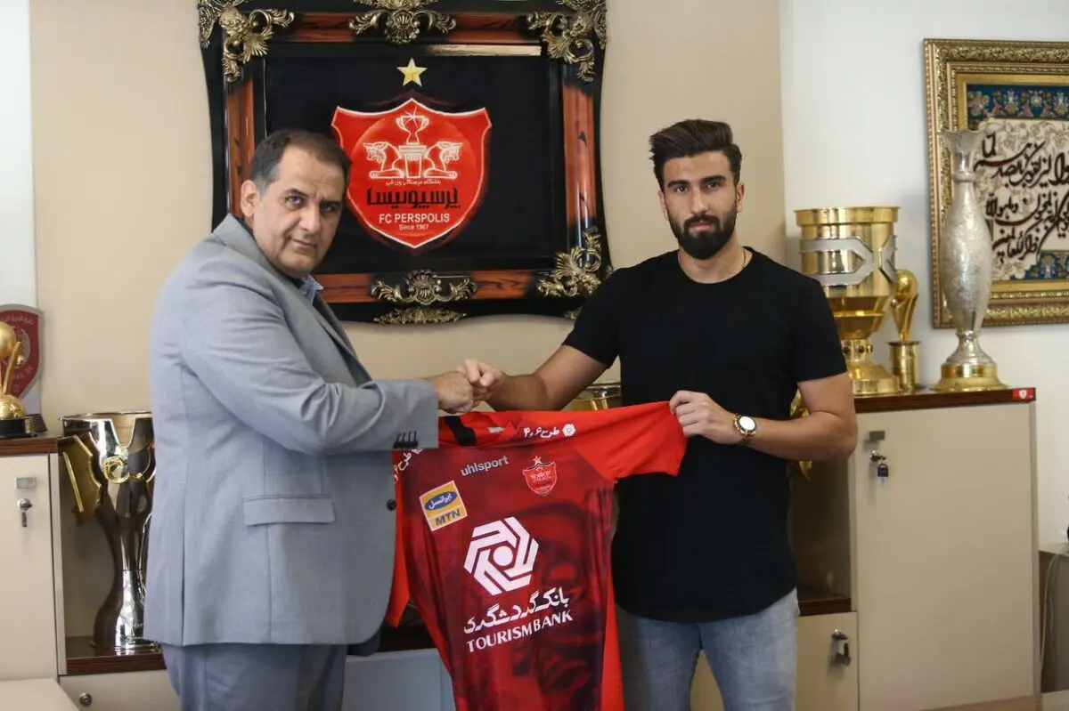 واکنش جالب علی شجاعی بعد از پیوستن به پرسپولیس (عکس)