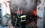 مهار آتش‌سوزی منزل متروکه در منطقه باغ خلج شهر اراک