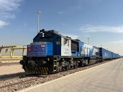 عبور ۶٠٠٠ TEU بار ریلی از مسیر روسیه- ایران-حوزه خلیج فارس