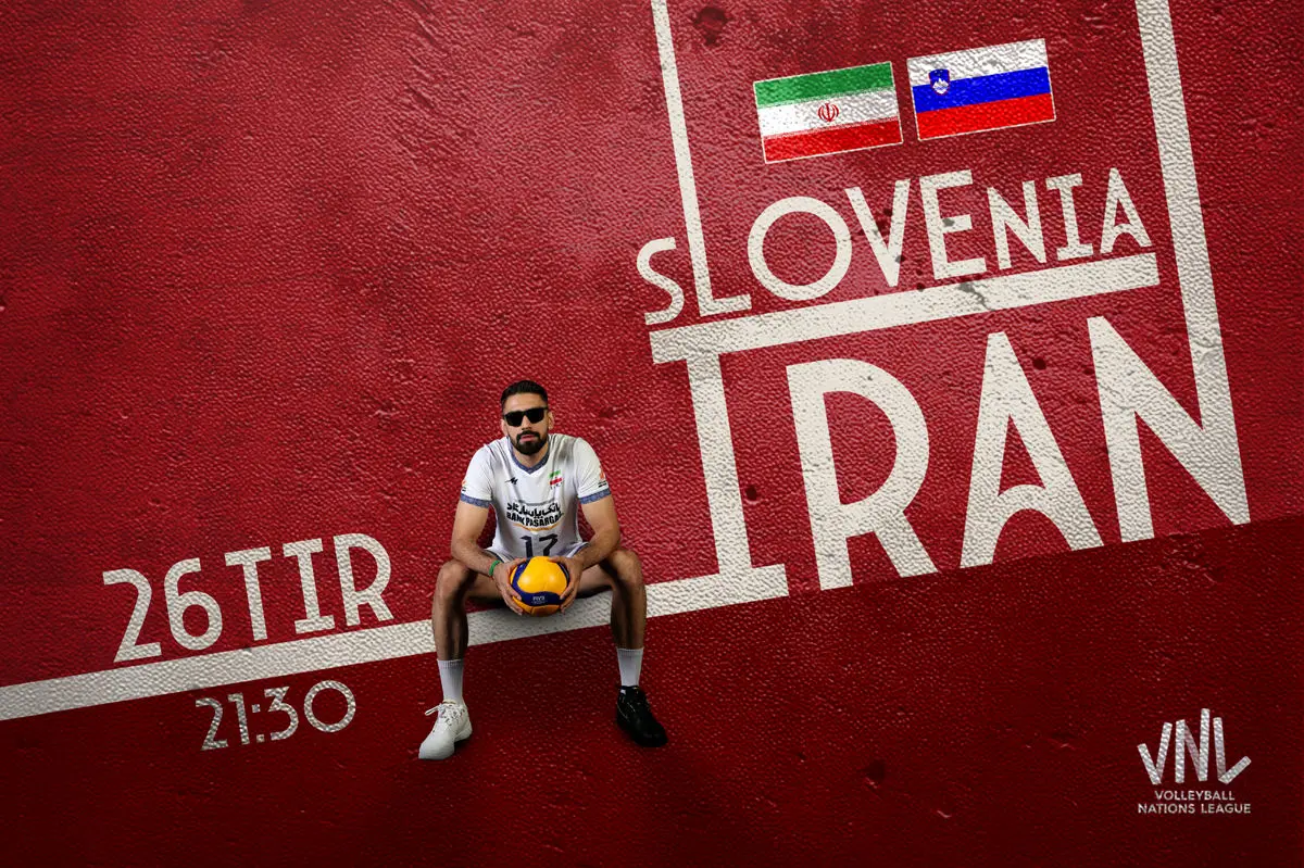 رسمی؛ رونمایی از لیست ۱۴ نفره والیبال ایران مقابل اسلوونی با یک تغییر