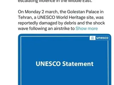 ابراز نگرانی رسمی یونسکو از آسیب به کاخ گلستان/ تاکید بر تعهد حقوق بین الملل به صیانت از میراث‌فرهنگی در مخاصمات مسلحانه