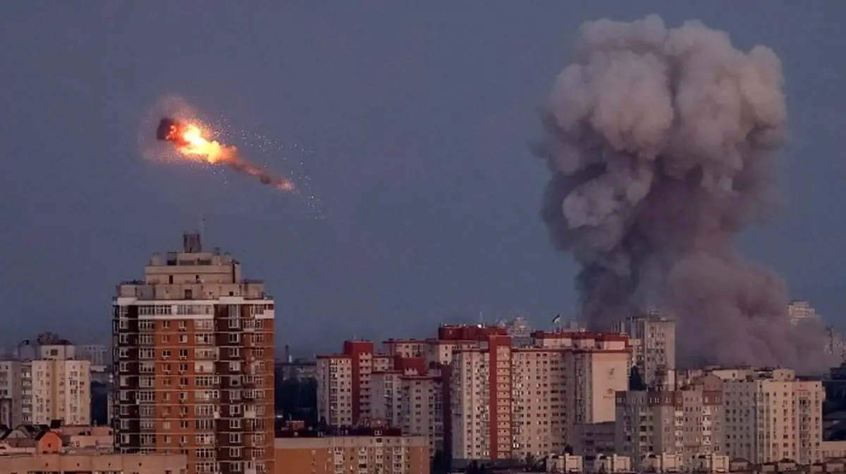 حمله هوایی گسترده روسیه به اوکراین