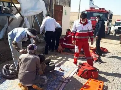 نجات جان یک کارگر ساختمانی در عمق چاه