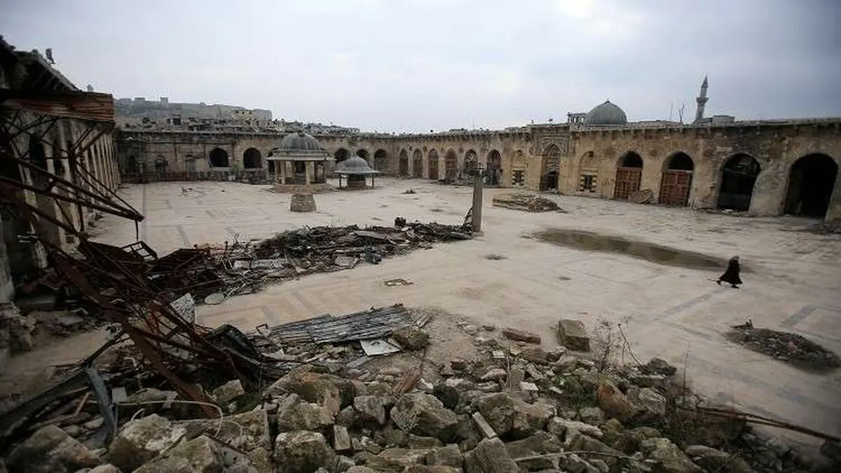 بازسازی مسجد «اموی» حلب با هبه چچنی‌ها