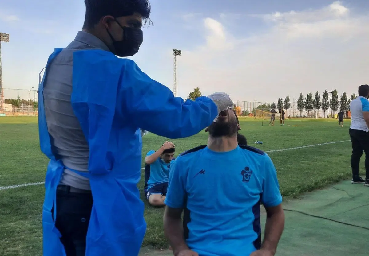 اعضای تیم پیکان تست کرونا دادند