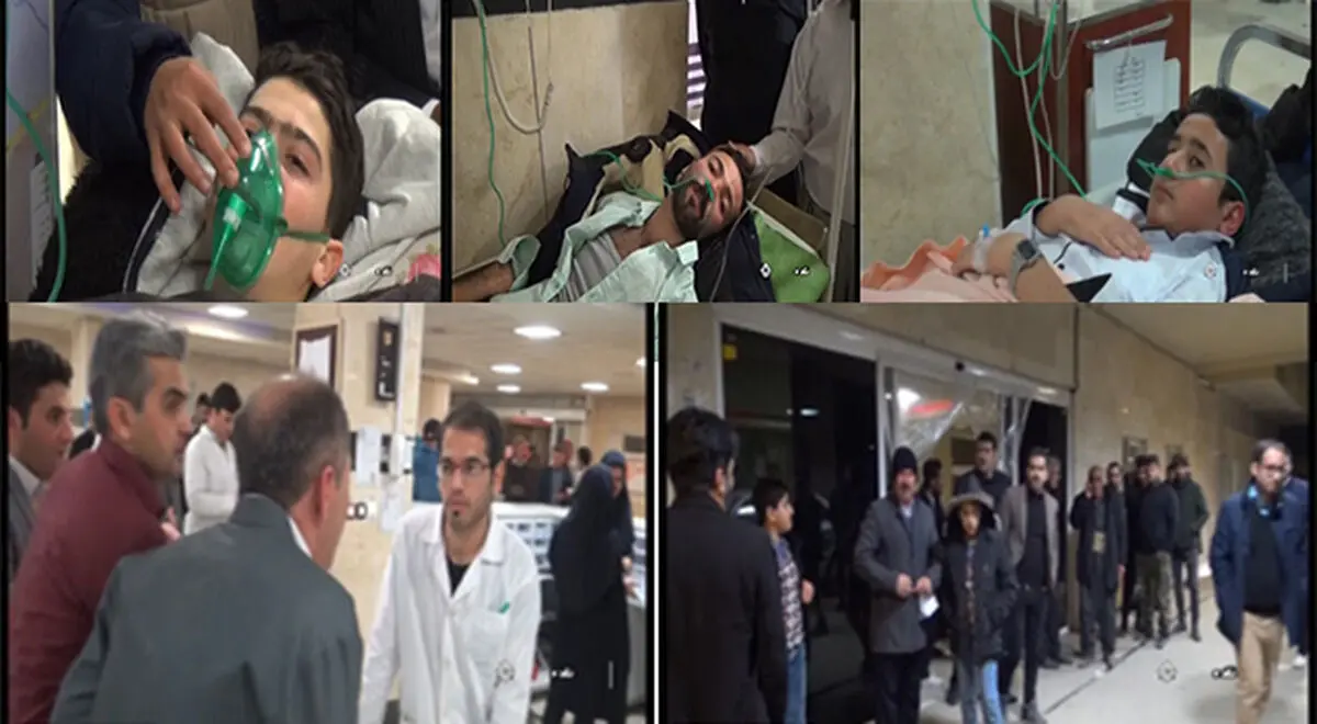 گاز گرفتگی 55 نفر در یک مجلس عروسی در کاشمر