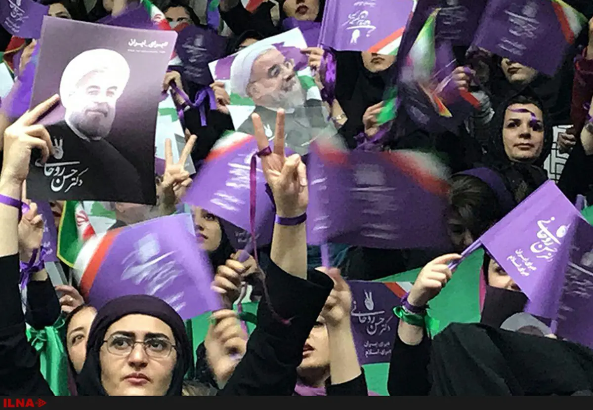 اردبیل تمام قد پشت روحانی ایستاد + عکس و فیلم