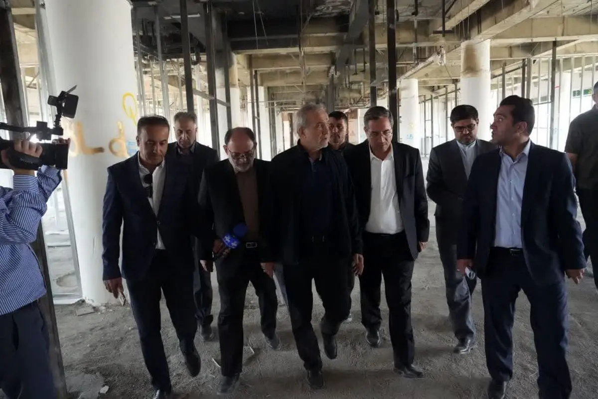 بازدید رئیسجمهور از روند احداث بیمارستان ۴۵۰ تختخوابی شهید بهشتی ارومیه