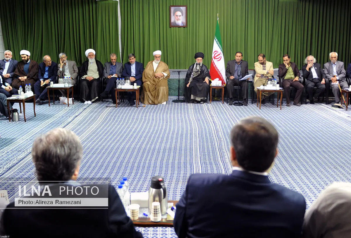 جمعی از اهالی فرهنگ با رهبر انقلاب دیدار کردند