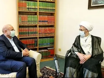 قالیباف با آیت الله سبحانی دیدار و گفتگو کرد