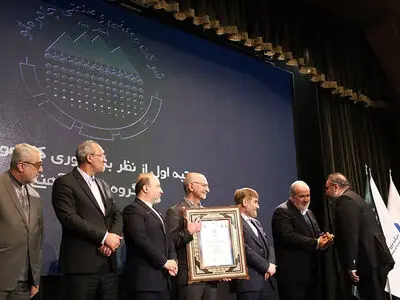 کسب رتبه اول چادرملودر گروه فلزات آهنی از نظر بهره وری کل عوامل تولید