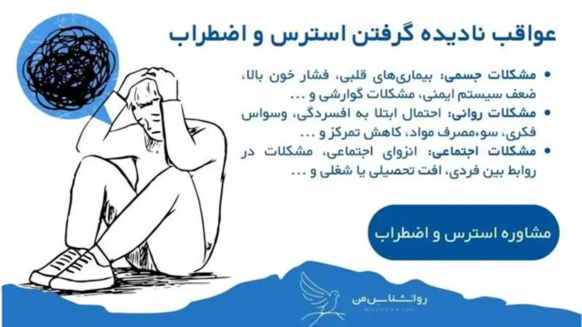 درمان استرس و فکر زیاد: راهکارهایی برای ذهن آرام و زندگی بی‌دغدغه