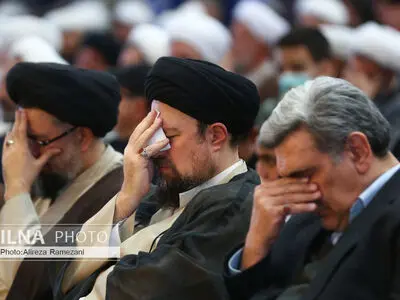 مراسم بزرگداشت چهاردهمین سالگرد رحلت همسر مکرمه امام خمینی و بیست و هشتمین سالگرد ارتحال حاج سید احمد خمینی