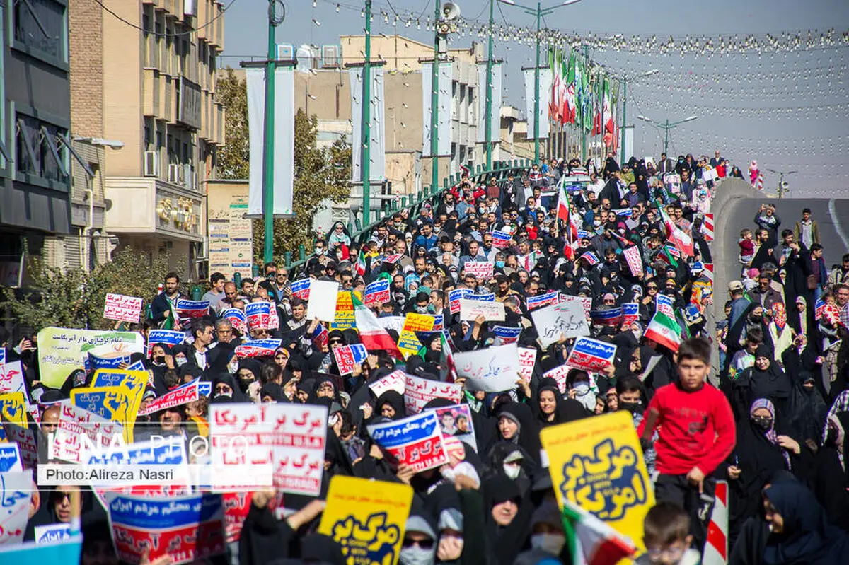 مسیر راهپیمایی ۱۳ آبان در قزوین اعلام شد