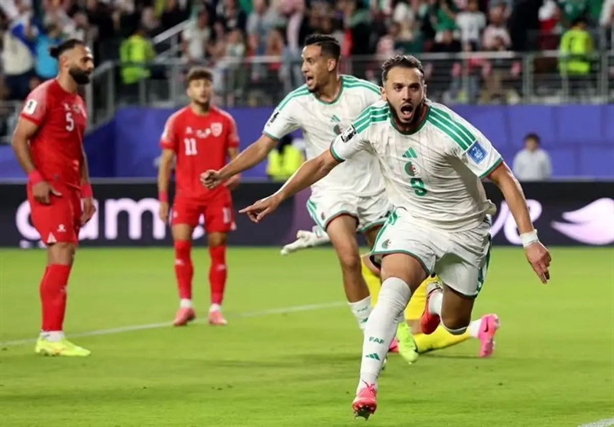 اردن 1 - 2 الجزایر ؛ امیدها برای صعود با کامبک زنده ماند